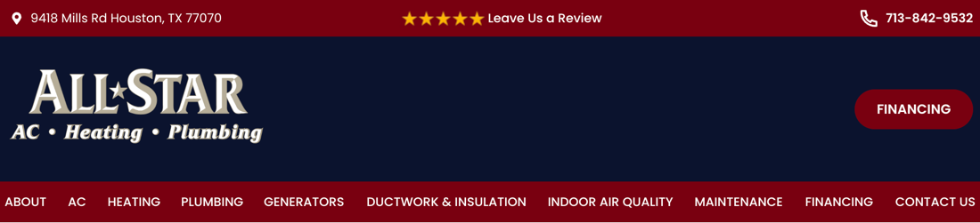 All Star A/C, Heating & Plumbing
